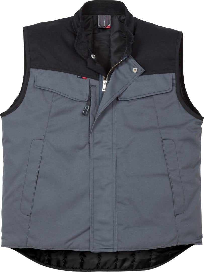 Fristads Kansas Workwear 113161 Weste XS Grau / Schwarz, XS Grau / Schwarz