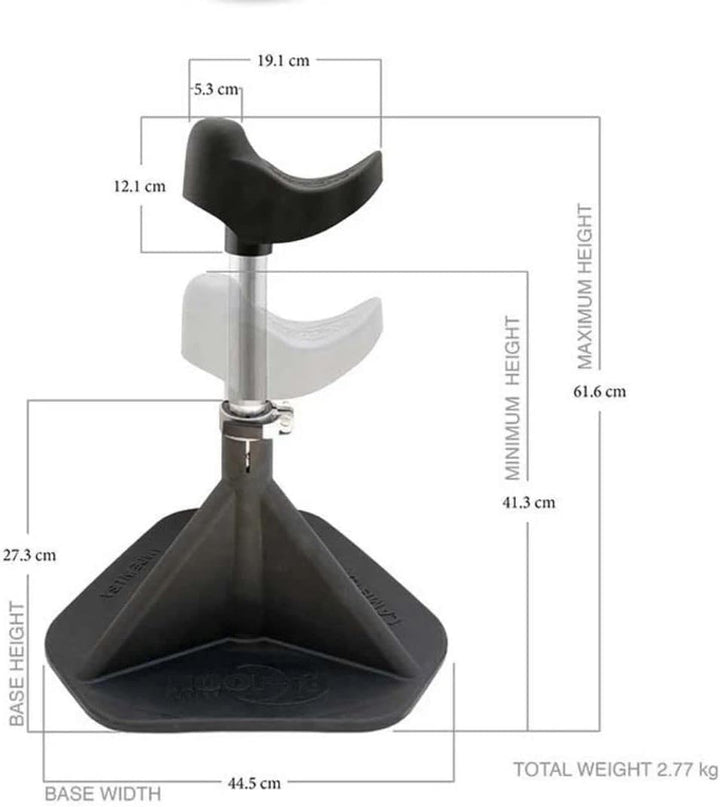 Hoof-It Blacksmith Farrier Hufständer, Schwarz