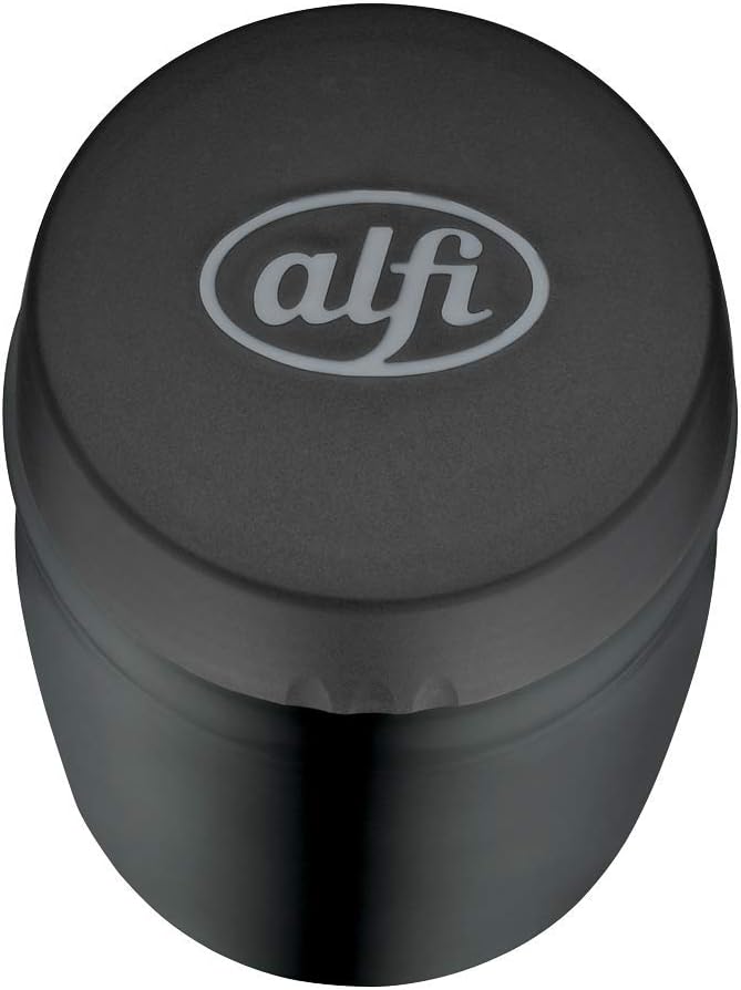 alfi Thermobehälter für Essen Lunchpot foodMug, Edelstahl grau 350ml, kleines Speisegefäss für Essen