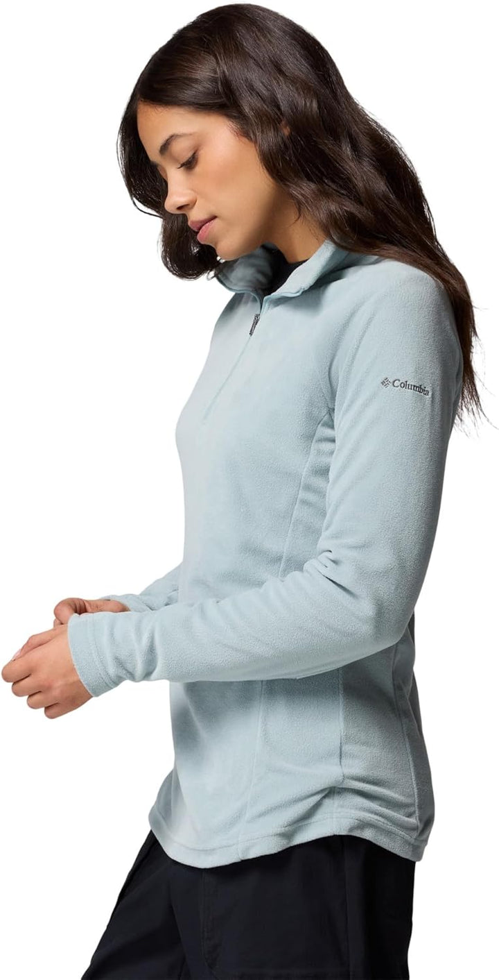 Columbia Fleecejacke mit halbem Reissverschluss für Damen, GLACIAL IV PRINT, AK1130 S Crushed Blue,