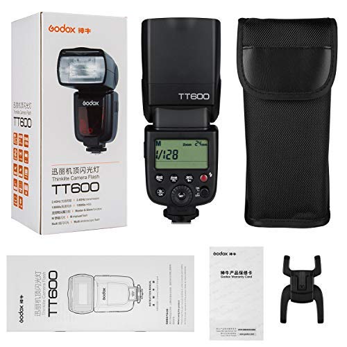 Godox TT600 2.4G Speedlite Master/Slave-Blitz mit integriertem Auslösesystem für Canon Nikon Pentax