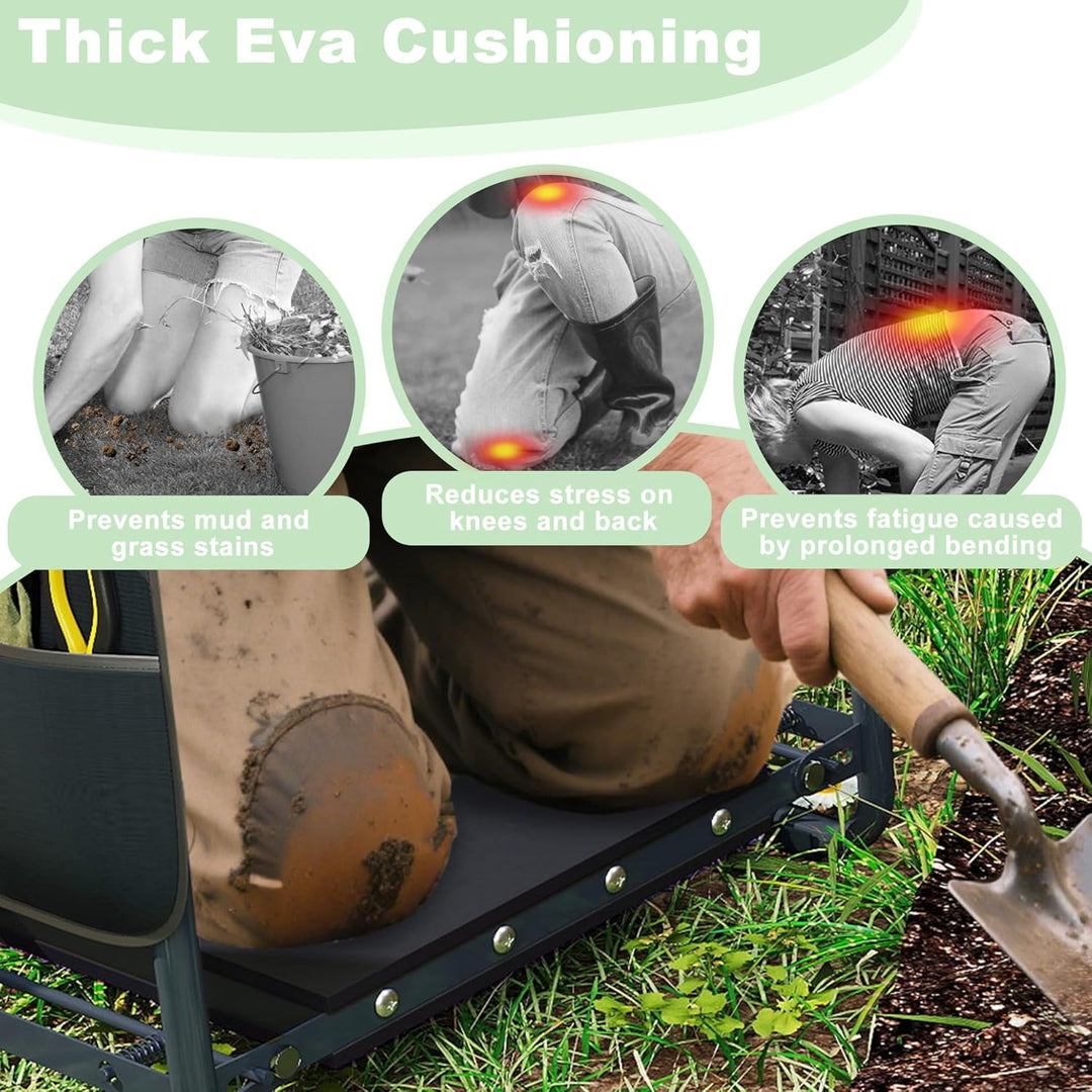 Garten Kniebank Gartenhocker für Arbeiten Gartenarbeit klappbar Arbeitshocker Sitzbank Gartenarbeit