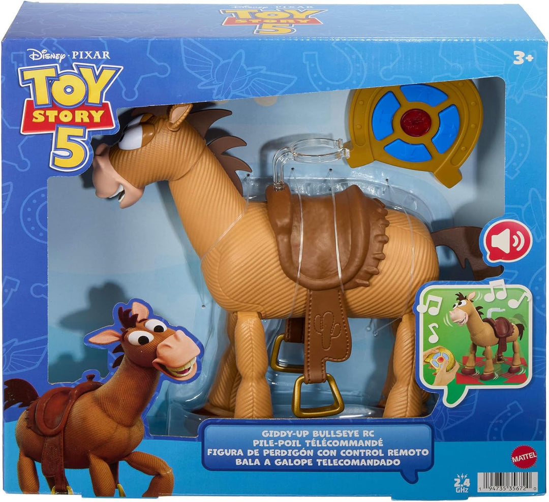 Mattel Disney Pixar Toy Story 5 Hü Hott Bully, massstabsgetreu zu Einer 30 cm grossen Figur gestalte