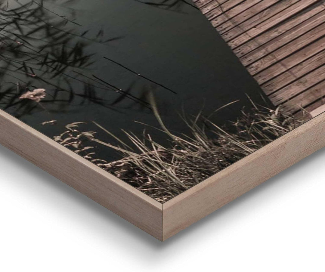 REINDERS Gerahmtes Bild im Grossformat 50 x 70 cm - Papierdruck im Rahmen Holzoptik MDF Fertigbild S