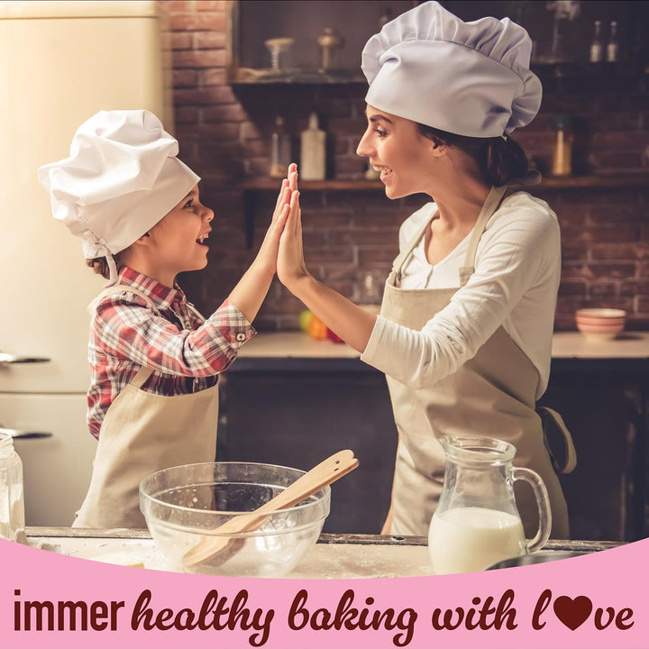 immer Backform Edelstahl Kuchenform Springform Mini, unbeschichtet PFAS-frei aus 18/8-Edelstahl Spül