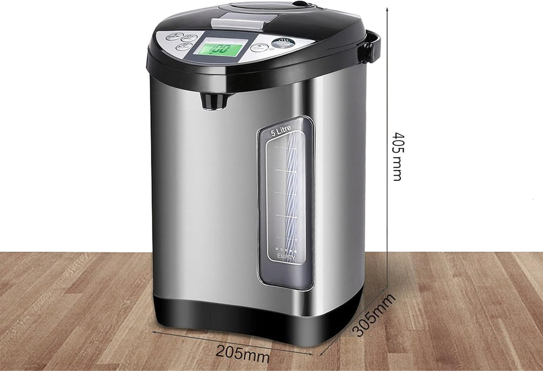 Thermopot 5 Liter | Glühweinkocher | Edelstahl Heisswasserspender | Wasserkocher | Wasserspender | D