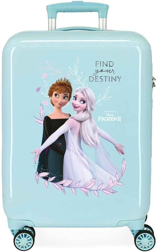 Disney Frozen Memories Kabinentrolley, blau, 38 x 55 x 20 cm, starr, ABS-Kombinationsverschluss, sei
