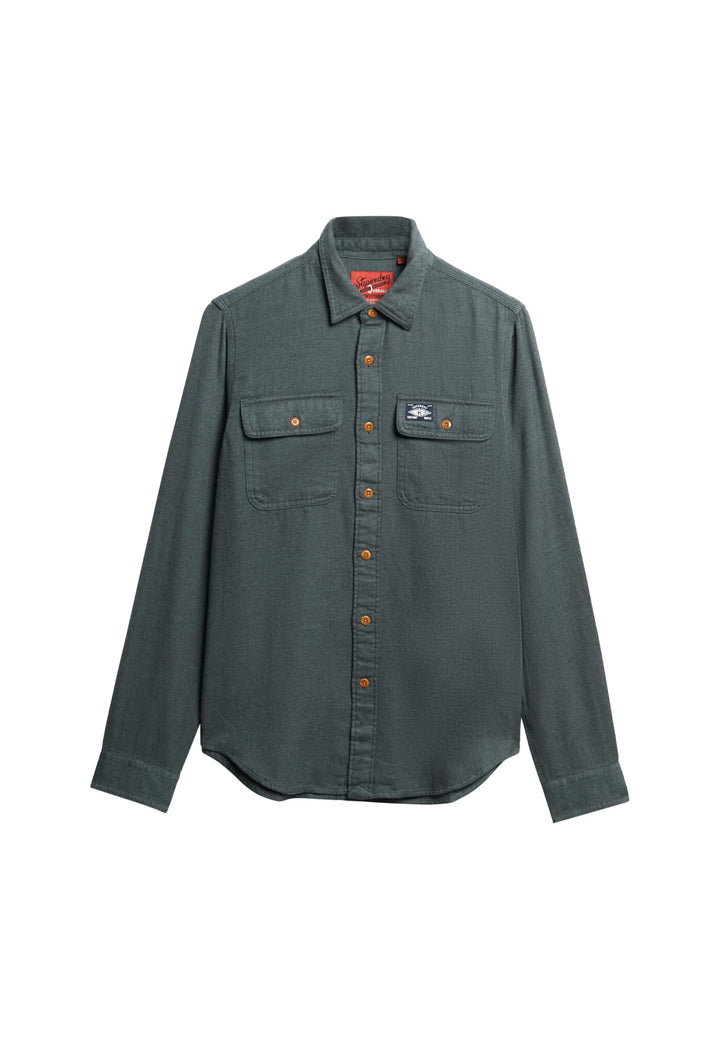 Superdry Herren Trailsman Overshirt in lockerer Passform S Balsam Grün, S Balsam Grün