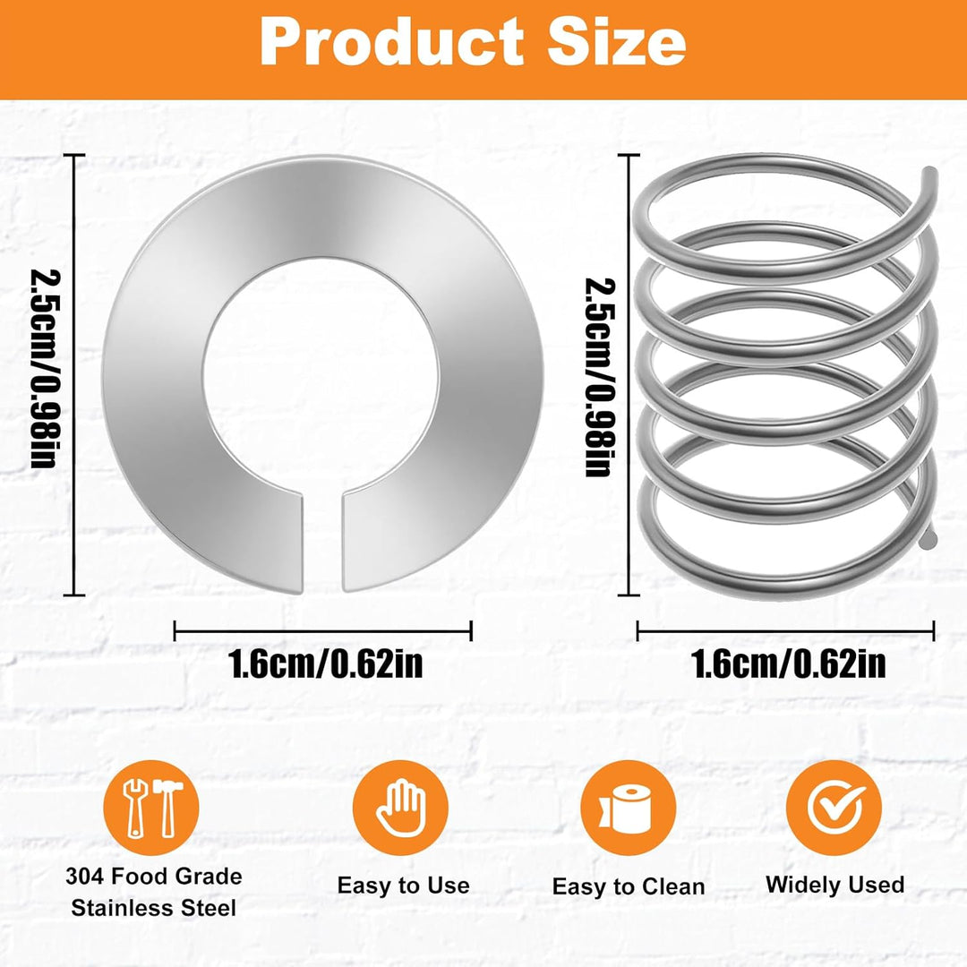 4 Pack Edelstahlfeder und Unterlegscheibe passend für Kitchen Aid Standmixer 3.5/4/5/6/7/8Qt Kitchen