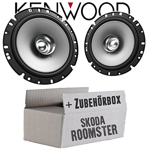 Lautsprecher Boxen Kenwood KFC-S1756-16,5cm Koax Auto Einbauzubehör - Einbauset passend für Skoda Ro
