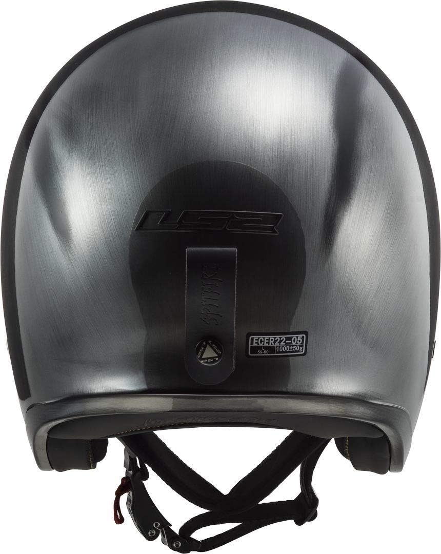 LS2 Motorradhelm Spitfire Jeans Titanium, XL XL Jeans Titanium, XL Jeans Titanium
