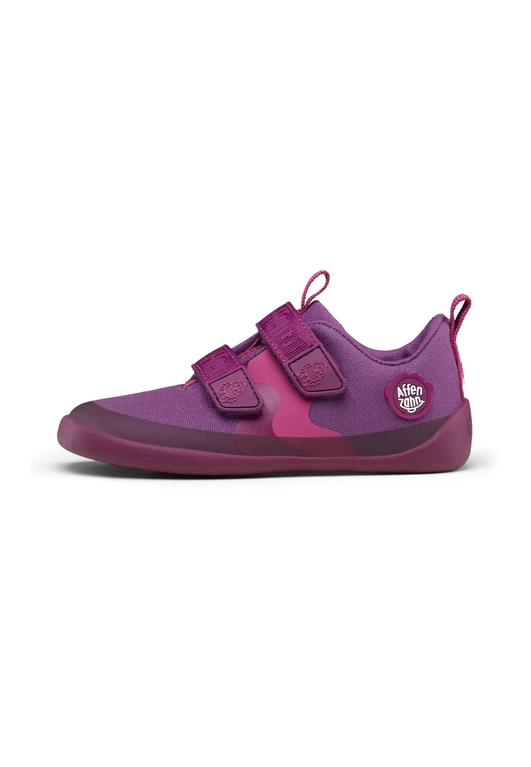 Affenzahn Barfussschuh Baumwolle Lucky Klettverschluss Vegan rutschfest Flexibel Reflektierend für d
