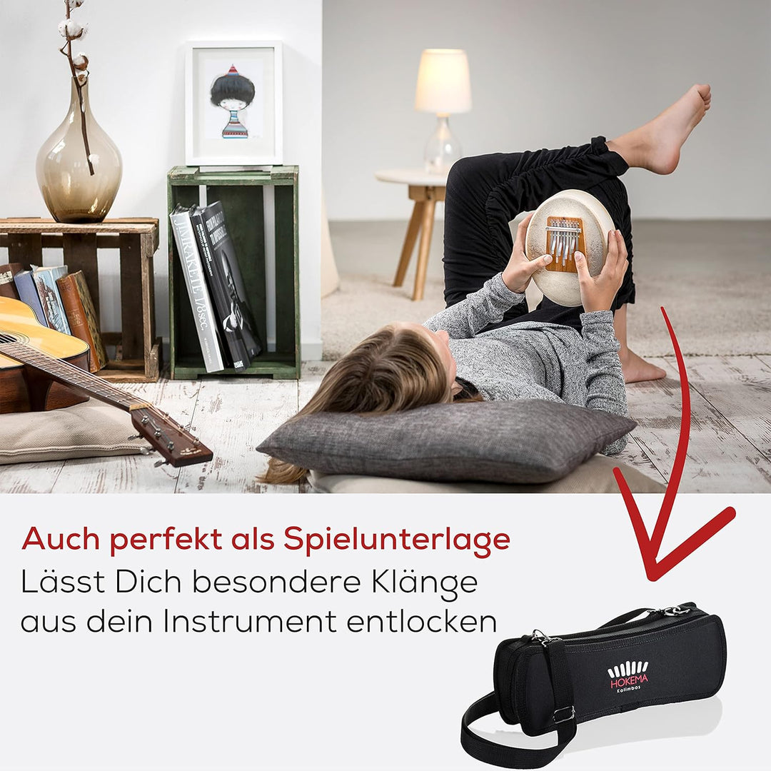 HOKEMA Original Kalimba Tasche - Passend für Kalimba Twin - Extrem strapazierfähig - Kalimba-Zubehör