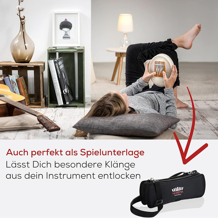 HOKEMA Original Kalimba Tasche - Passend für Kalimba Twin - Extrem strapazierfähig - Kalimba-Zubehör