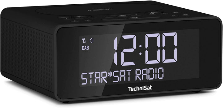 TechniSat DIGITRADIO 52 – Stereo DAB Radiowecker (Uhren Radio, Wecker, DAB+, UKW, Snooze-Funktion, S