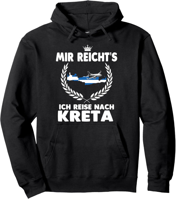 Mir Recihts Ich Reise Nach Kreta Pullover Hoodie