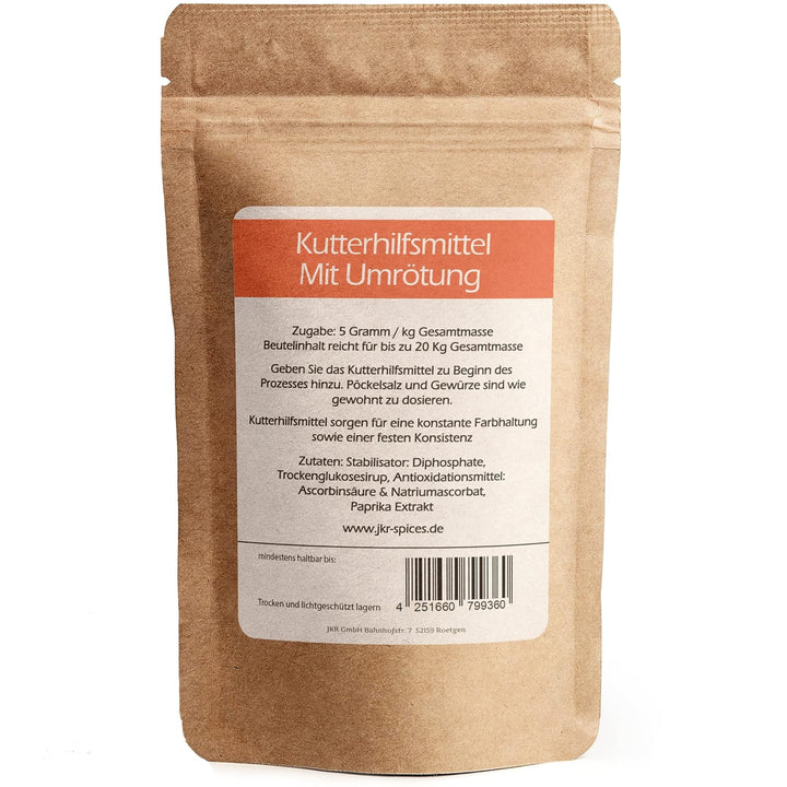 JKR Spices® Kombiangebot: 1000g Kutterhilfsmittel mit Umrötung + 1000g Kuttermittel für weisse Ware