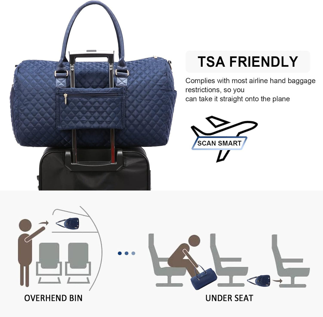 LOVEVOOK Sporttasche Reisetasche Damen, Weekender Travel Kliniktasche Geburt mit Kulturtasche, Schuh