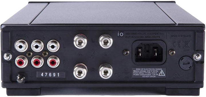 Rega io Vollverstärker schwarz Stereo Verstärker mit Phonoteil