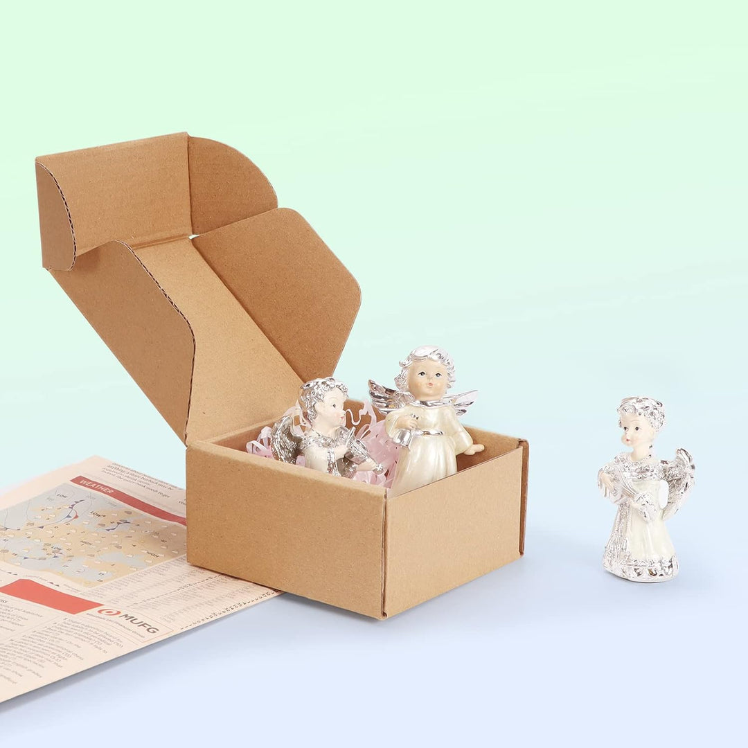 HORLIMER 50 Stück Versandkartons Kleine Kartons Boxen, Faltkarton Verpackungskartons für Warensendun