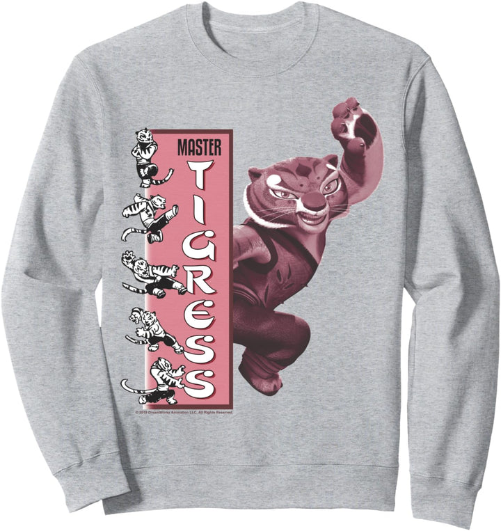 Kung Fu Panda Master Tigress Action Pose Banner Sweatshirt
