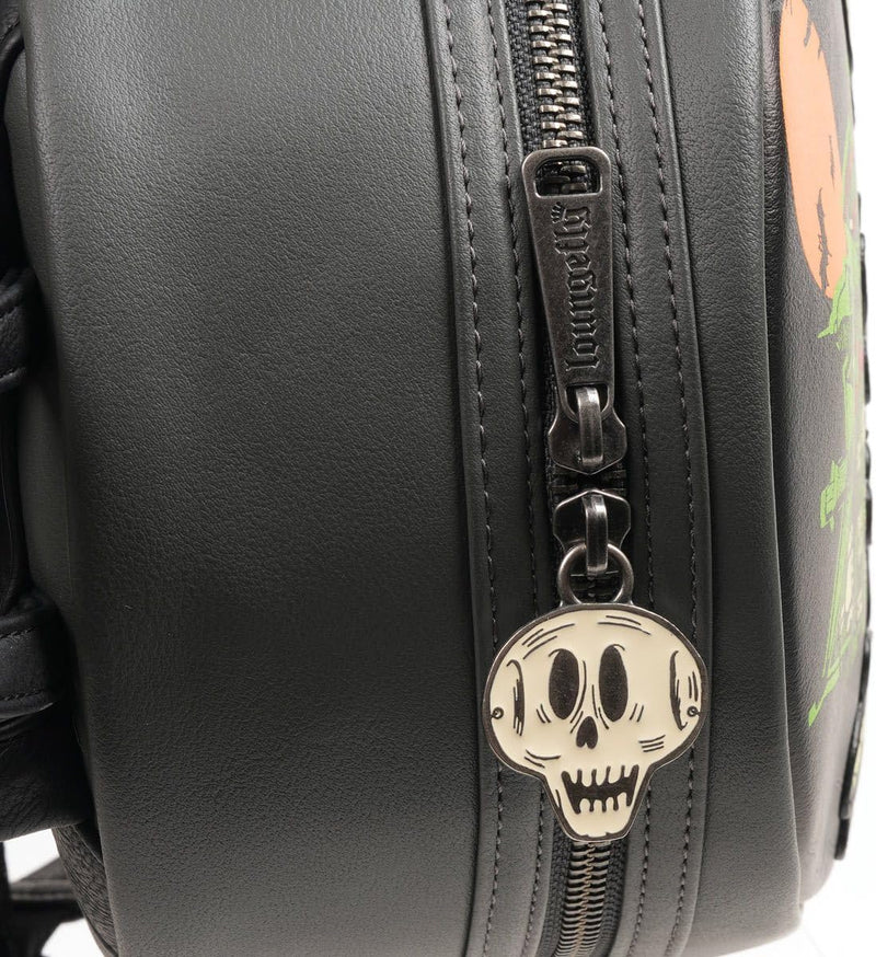 Disney 100 Halloween Trick or Treaters Mini-Rucksack, leuchtet im Dunkeln – Entertainment Earth Excl