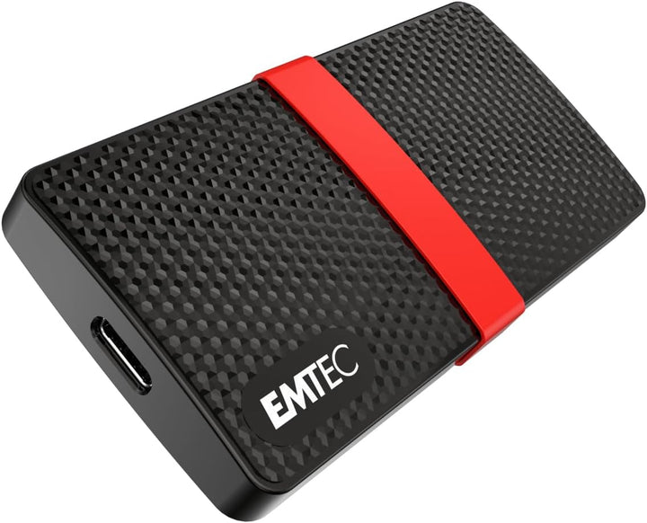 Emtec ECSSD2TX200 tragbare SSD – 3.1 Gen1 – Kollektion X200 Power Plus – 3D NAND – 2 Tera