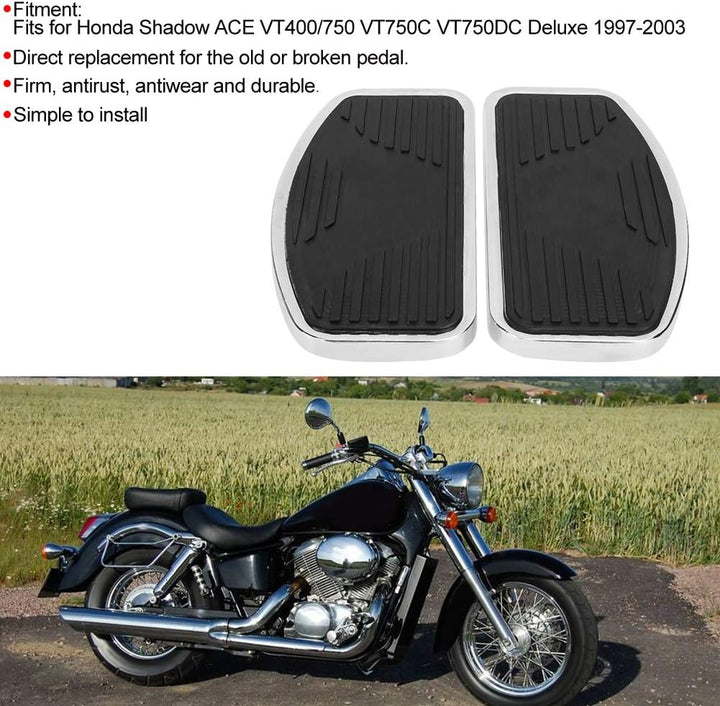 Motorrad Fussrasten Fussrasten Pedal Fussrasten Fussrasten Passend für Shadow ACE VT400/750 1997-200