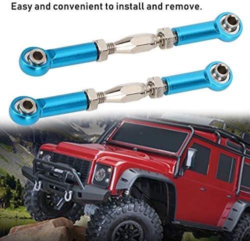 T best RC Zugstange, 6 Stücke Einstellbare Servo Links Spurstange Aluminiumlegierung Spannschloss Ro