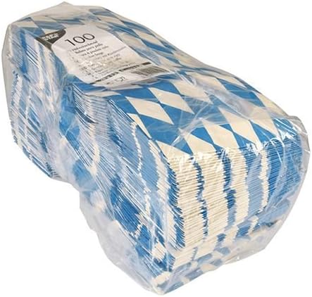 Hähnchenbeutel für 1/1, bayerisch blau, 100 Stück