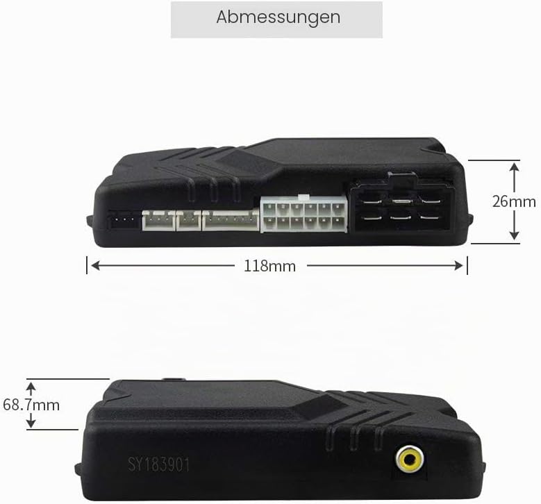 Easyguard 2-Wege-Auto-Alarmanlage EC201-M9 mit 4,4 cm grossem LCD-Pager-Display, Fernstarter, Turbo-