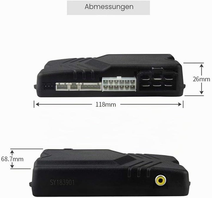Easyguard 2-Wege-Auto-Alarmanlage EC201-M9 mit 4,4 cm grossem LCD-Pager-Display, Fernstarter, Turbo-