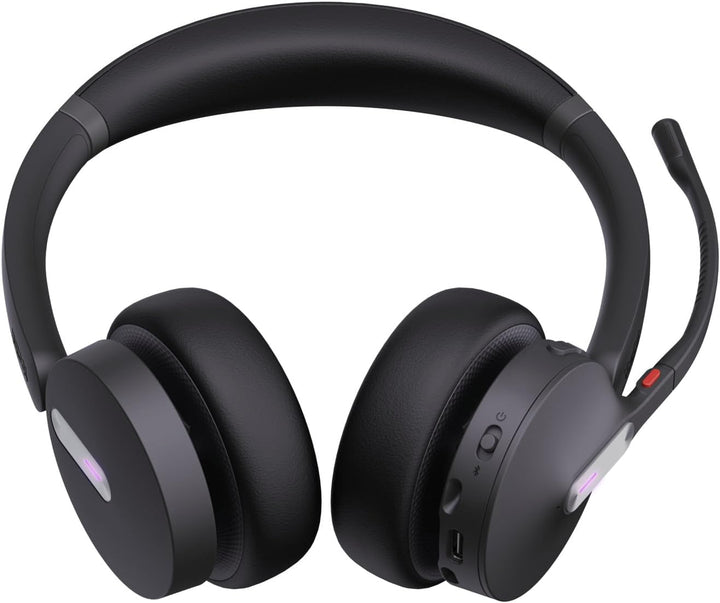 Yealink WH64 Dual Teams Headset inkl. Basisstation - Optimiert für Microsoft Teams, Zwei-Ohr-Design,