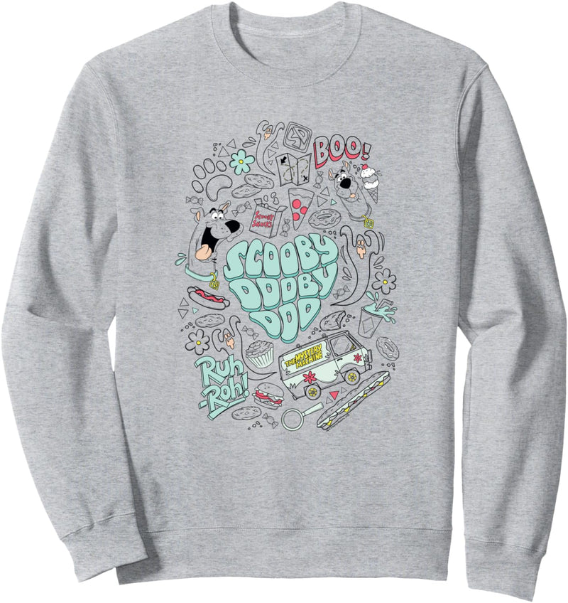 Scooby-Doo Scooby Doo Icon Collage Sweatshirt