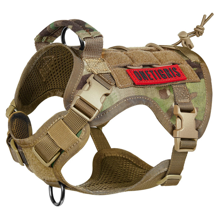 OneTigris Hundegeschirr, FIRE Watcher Taktische Geschirr MOLLE Sicherheitsgeschirr Service Hunde Hun