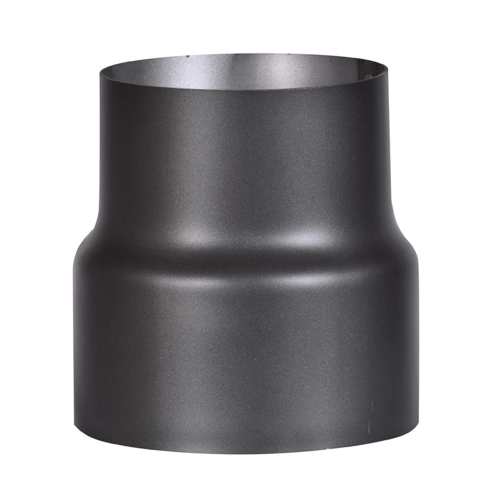FIREFIX R150/Ü2 Reduzierung 150 auf 130 für 2 mm starke Rauchrohre, schwarz lackiert, von 150 mm Ofe