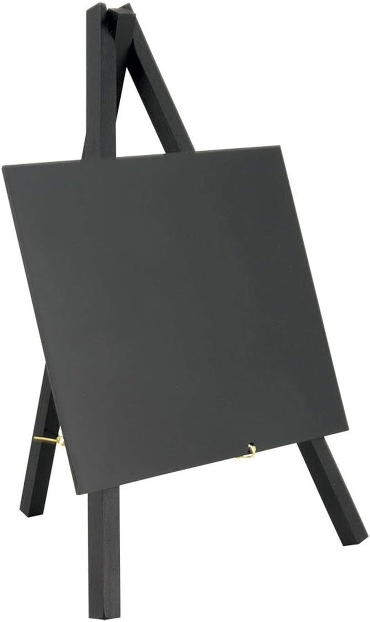 Mini-Tischstativ Kreidetafel - 24 x 15 cm in schwarz, Schwarz