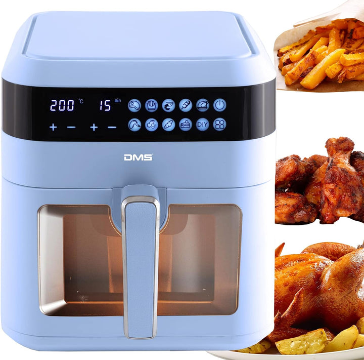 DMS XXXL 7 Liter Heissluftfritteuse | fritteuse | Backofen | Heissluftgrill | Cooker | fettfrei und