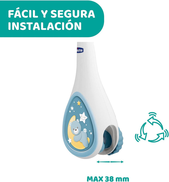 Chicco Next2Dreams Babybett Mobile mit Licht und Musik - 3 in 1 Baby Mobile Kompatibel mit Next2Me B