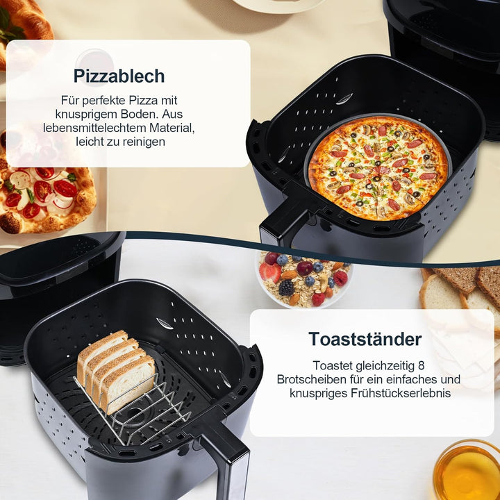 Silikonform Heissluftfritteuse für Russell Hobbs Air Fryer XXL 8L (27170-56), Airfryer Silikonform f