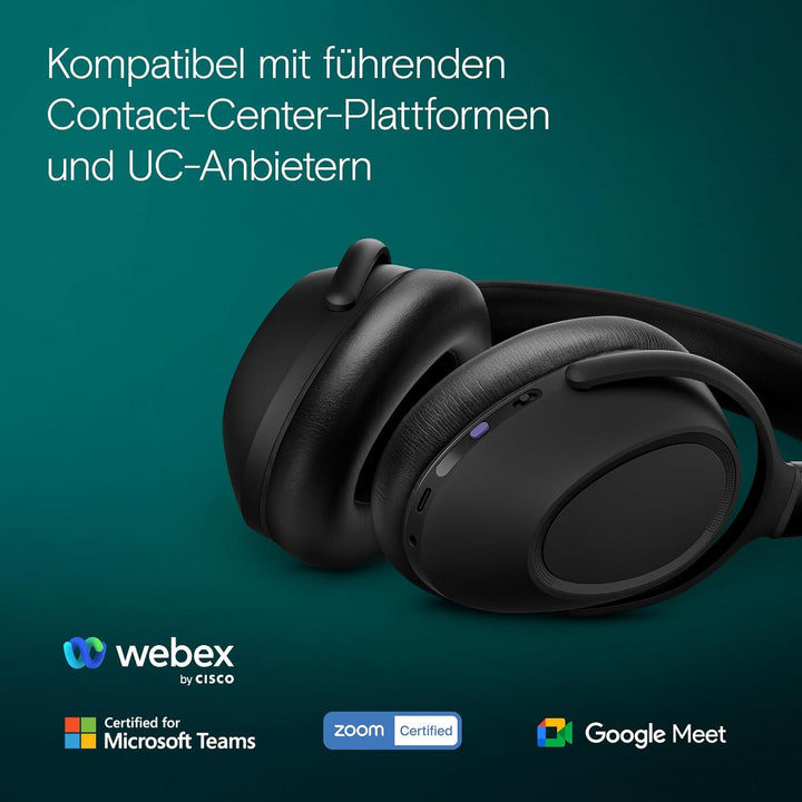 EPOS Adapt 660 USB-C Kabelloses Bluetooth Headset – Hybride ANC, UC-Zertifiziert, Geräuschunterdrück
