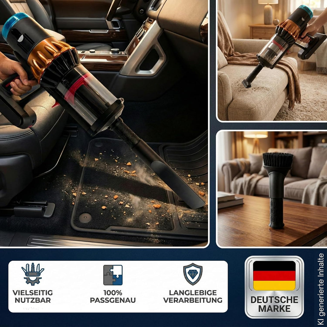 Staubsauger Düsen Set passend für Dyson V16 PREMIUM POLSTERDÜSE Fugendüse Saugpinsel Piston Submarin
