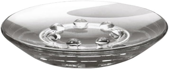 Kleine Wolke Double ﻿ Seifenschale, Kunststoff, Klar, 95x360 mm WC-Bürstenhalter Klar, WC-Bürstenhal