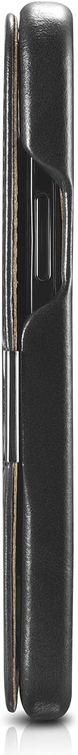 Mobiskin Hülle kompatibel mit Apple iPhone 12 PRO MAX (6,7 Zoll), Handyhülle mit echtem Leder, Case,