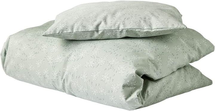 Leander Meadow Bettwäsche Juniorgrösse Masse 100 x 140 / Kissengrösse 40x45 cm - Farbe sage Green gr