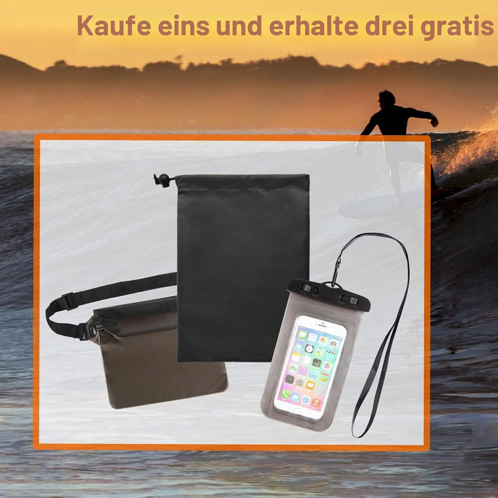 Wasserdichter Dry Bag Rucksack,20L IPX8 Wasserfester rucksack Rolltop mit Handyhülle,Wasserdichte ta