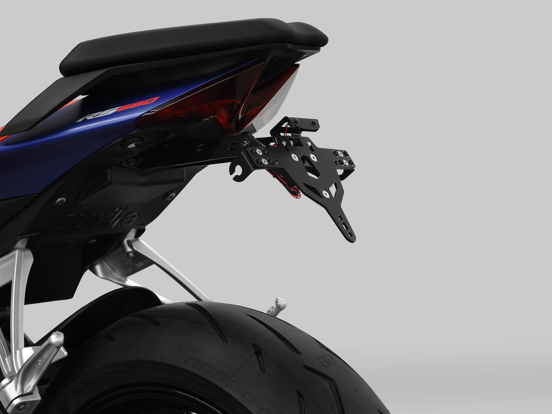 ZIEGER Pro Kennzeichenhalter Kennzeichenhträger Heckumbau kompatibel mit: Aprilia RS 660 |Tuono 660