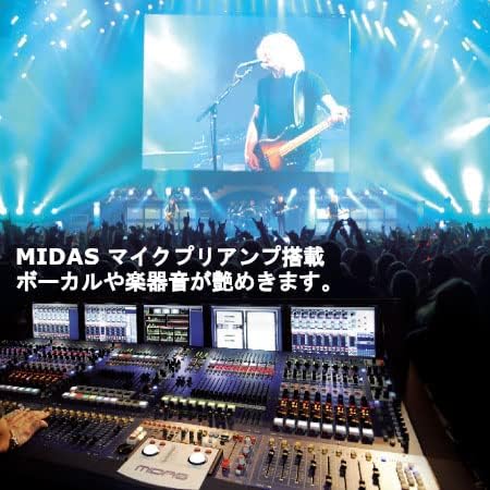 Behringer UMC204HD Audiophiles 2x4, 24-Bit/192 kHz USB-Audio/MIDI-Interface mit Midas-Mikrofonvorver