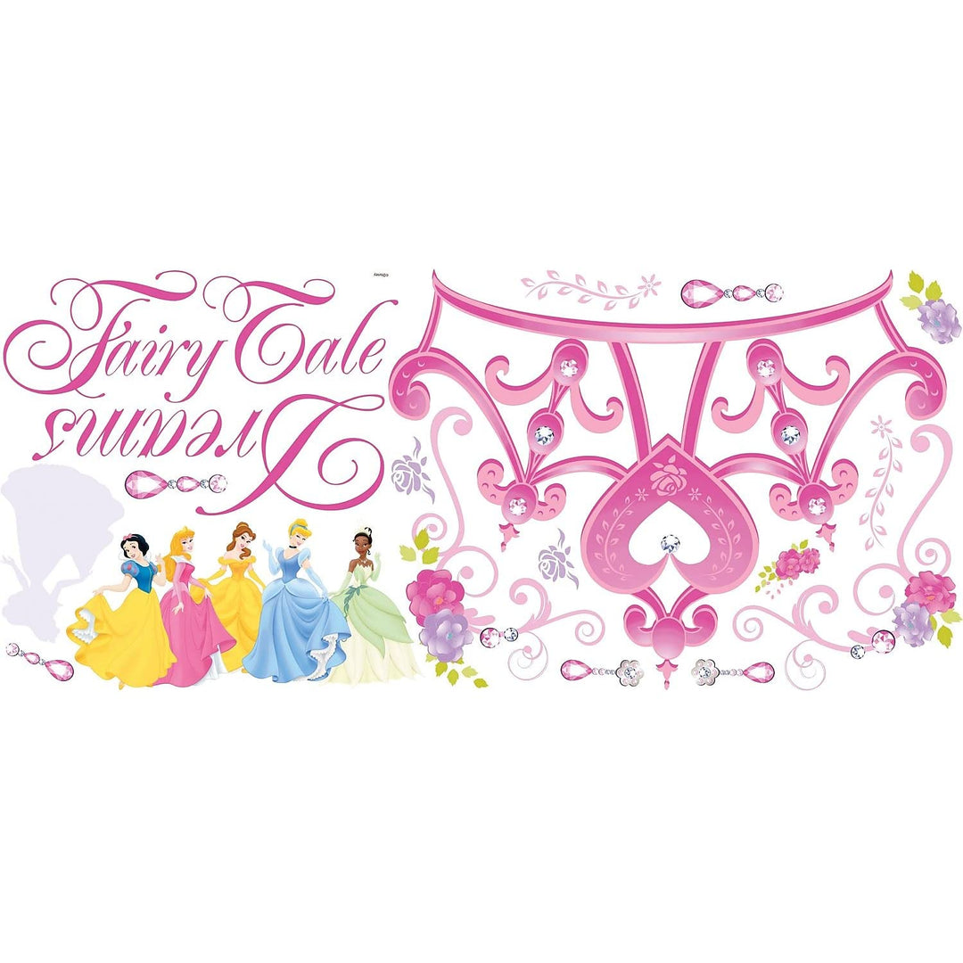RoomMates Disney Princess Krone Wand Aufkleber