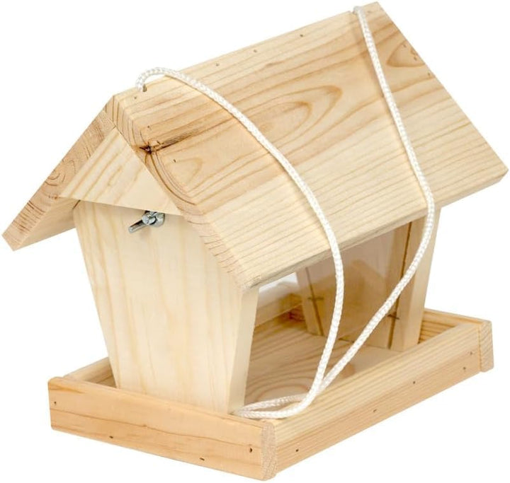 ITA DIY Futterhaus für Vögel zum Zusammenbauen und Bemalen FlybyFeeder - Vogelhaus Komplett Bausatz